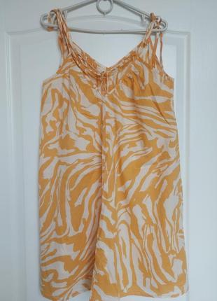 Платье сарафан мини с v-образным вырезом h&m8 фото