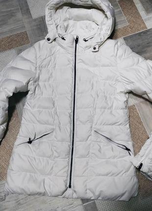 Натуральный женский пуховик