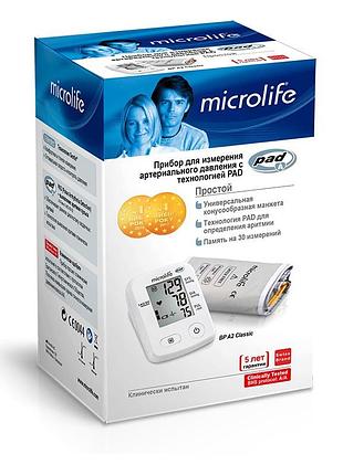 Тонометр microlife bp a2 classic автоматический с универсальной lux манжетой 22-42см гарантия 5 лет