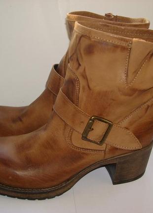 Распродажа! стильные кожаные женские ботинки loft италия2 фото
