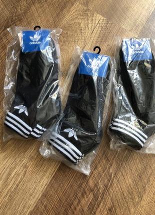 Шкарпетки короткі чорні adidas 0002