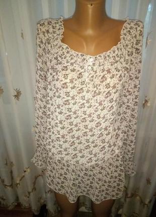 Легкая шифоновая блузка