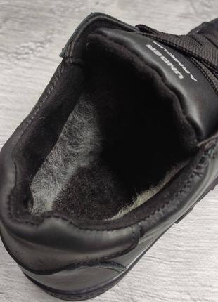 Зимние ботинки under armour из высококачественной натуральной плотной кожи6 фото