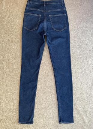 Базові джинси h&m висока посадка5 фото