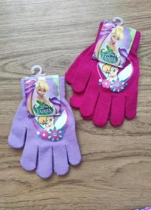 Набір дитячі рукавички дівчинка фея дінь дінь disney приблизно 4/8р1 фото