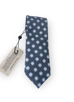 Новий галстук краватка в квітковий принт selected1 фото