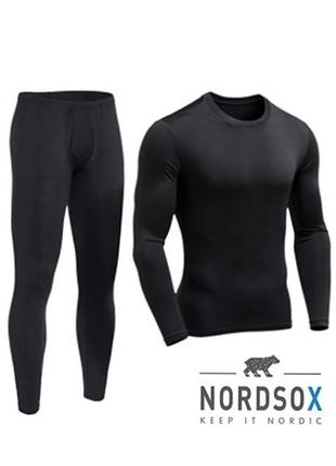 Комплект чоловічої термобілизни з шерсті меріноса nordsox (keep it nordic) m.l.xl