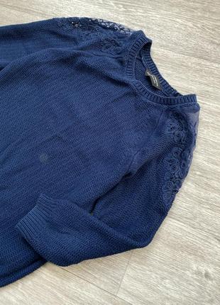 Стильна в’язана кофта светр легкий з декором на плечах dorothy perkins2 фото