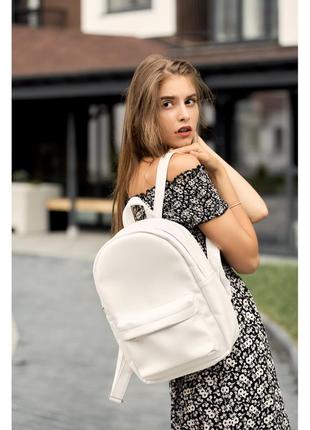 Женский рюкзак sambag brix rsh белый6 фото