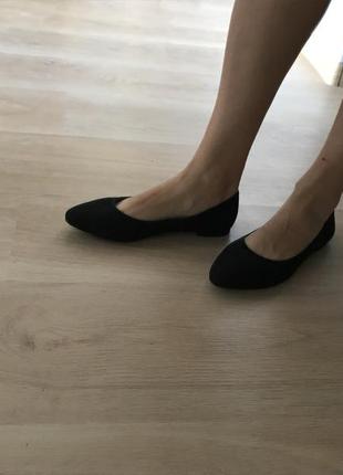 Балетки h&m стильні чорні 36 р