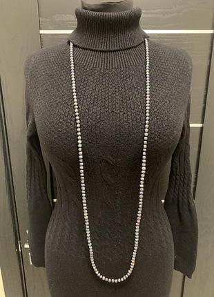 Плаття, сукня в‘язана тепла, трикотажна, плаття гольф