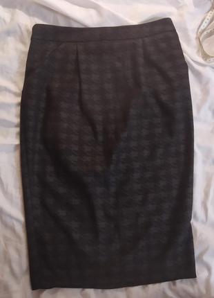 Стильна класична жіноча юбка гусячі лапки стан ідеальний2 фото