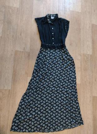 Чорна сукня довжини maxi2 фото