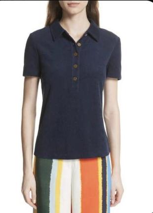 Футболка поло блуза хлопкова tory burch