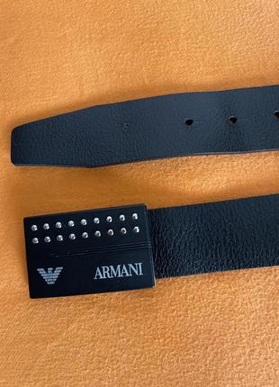 Кожаный ремень от armani.