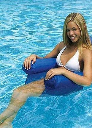 Матрас надувной складной  плавающий стул, пляжный водный гамак, надувное кресло