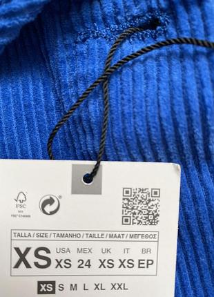 Оверсайз вельветова куртка, сорочка zara, колекція 2022 року, розмір xs(s)9 фото