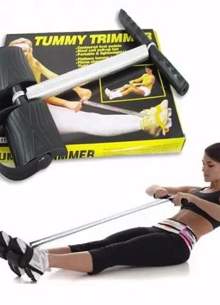 Эспандер пружинный tummy trimmer тренажер-экспандер для мышц рук, живота и спины тренажер для дома mnd