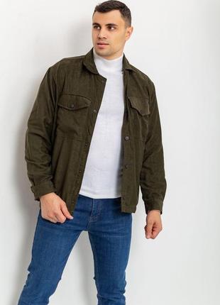 Ветровка мужская на кнопках цвет хаки