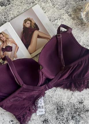 Сливовий бюстгальтер intimissimi irina 75b, 80c, 80d, 85b, 90b4 фото