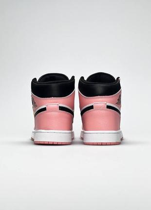 Женские кроссовки nike air jordan high white pink#найк6 фото