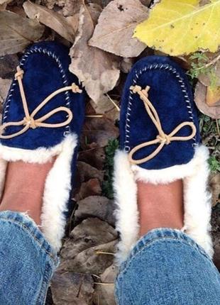 Меховые мокасины ugg, оригинал1 фото