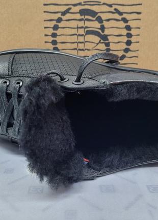 Скидка!зимние комфортные кожаные полуботинки под кеды на цигейке bertoni 40-45р.3 фото