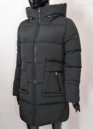 Женская серая удлиненная куртка "saint wish"