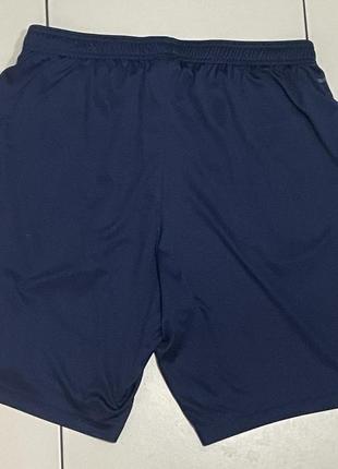 Adidas шорты футбольные l синие2 фото