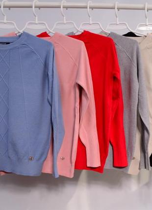 Базові однотонні светри, європейська якість, ванільний6 фото