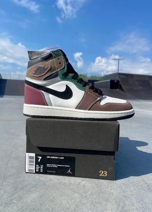 Чоловічі кросівки nike air jordan 1 high мужские кроссовки найк аир джордан5 фото