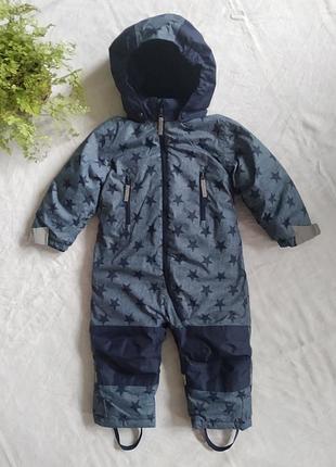 Зимовий теплий комбінезон на флісі  принт 🌟 🌟 🌟 бренду smile uk 2 eur 92