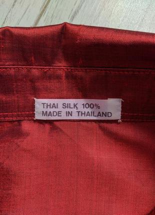 Блуза з пишним рукавом, 100% тайський шовк.9 фото