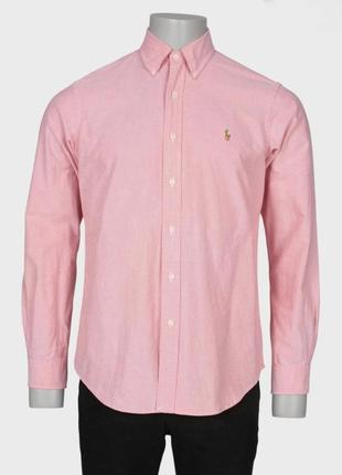 Сорочка оксфорт рожева ralph lauren sport