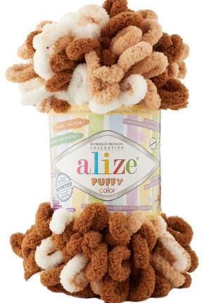 Пряжа alize puffy 6398