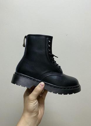 Зимові жіночі високі чорні шкіряні черевики dr.martens 🆕 мартенси6 фото