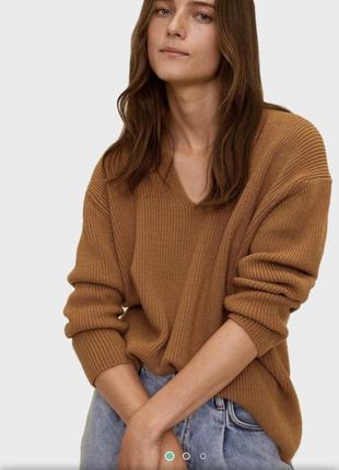 Базовый оверсайз свитер джемпер mango zara h&m massimo dutti4 фото