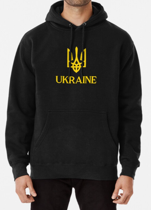Худи толстовка унисекс с патриотическим принтом ukraine украина тризуб