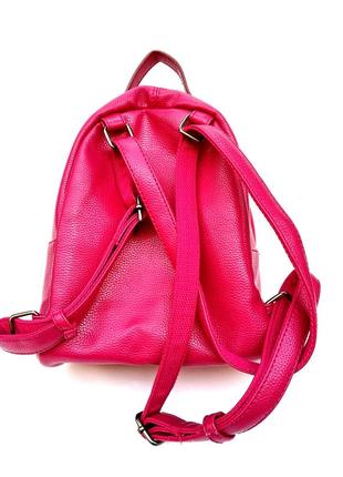 Жіночий рюкзак малиновий2 фото