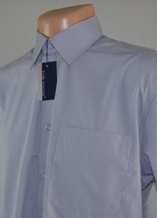 Брендовая рубашка tom hagan (l) с бирками1 фото