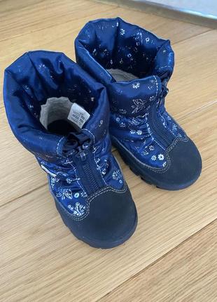 Зимні чобітки для дівчинки chicco
