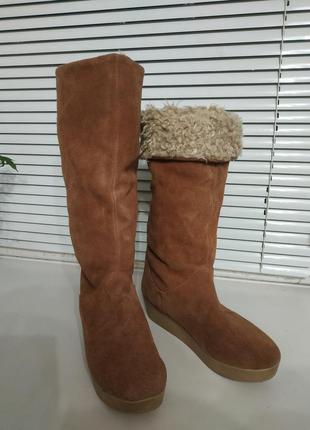 Зимові замшеві чобітки marisha