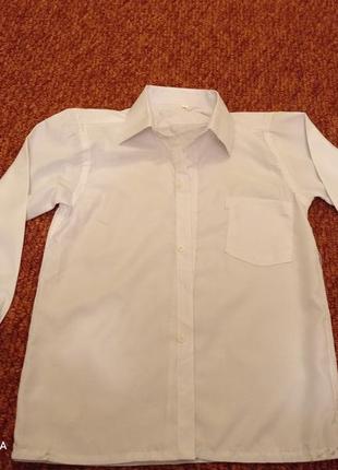 Рубашка с длинным рукавом на мальчика 8 лет