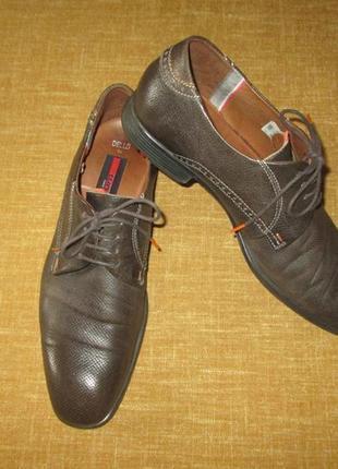 Шкіряні туфлі дербі lloyd німеччина як ecco geox clarks р. 43