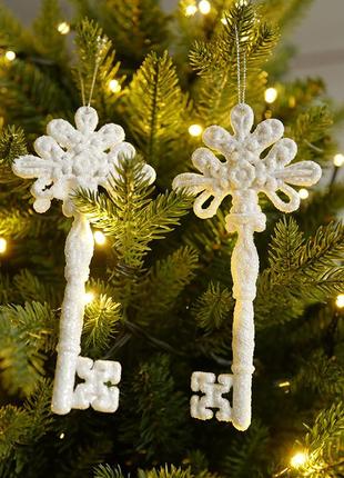 Ялинкові прикраси, іграшки на ялинку, ключик, игрушки на елку