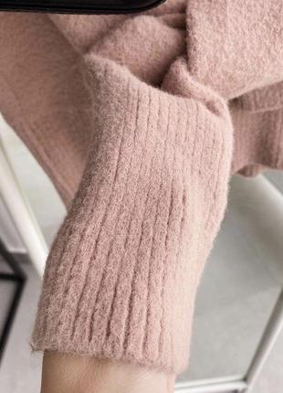 Тёплый мягкий свитер с горлом5 фото