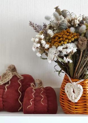 Декоративні гарбузи, осінній декор, декоративна подушка, хеллоуїн2 фото