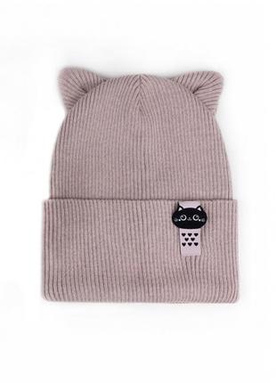 Шапка осіння для дівчинки