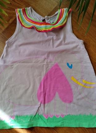 ✳️красива туніка-футболка для маленької красуні (122р.)