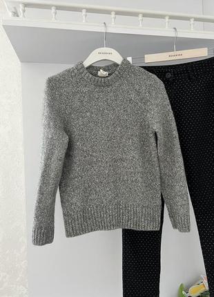 Шерстяный свитер h&m